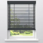 Hot Kwantum Fenstr Houten Jaloezie Theun 65mm Antraciet