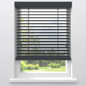 Hot Kwantum Fenstr Houten Jaloezie Theun 65mm Antraciet