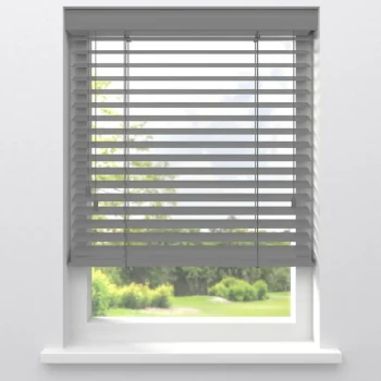 Best Kwantum Fenstr Houten Jaloezie Theun 65mm Grijs