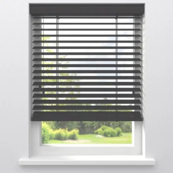 Best Kwantum Fenstr Houten Jaloezie Wouter Donker Grijs 50mm Dr.Grijs