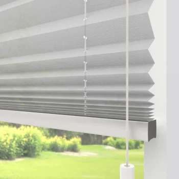 Outlet Kwantum Fenstr Plissé Lina Transparant Wit