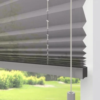 Fashion Kwantum Fenstr Plissé Lise Lichtdoorlatend Grijs