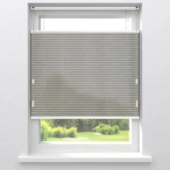 Best Kwantum Fenstr Plisségordijn Pip Lichtdoorlatend LichtBruin