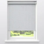 Fashion Kwantum Fenstr Rolgordijn Fem Transparant Wit