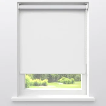 Fashion Kwantum Fenstr Rolgordijn Fiene Verduisterend Wit