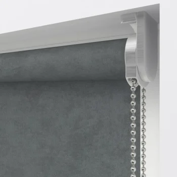 Discount Kwantum Fenstr Rolgordijn Gus Velours Verduisterend Grijs