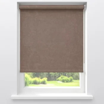 Sale Kwantum Fenstr Rolgordijn Gus Velours Deels Verduisterend Taupe