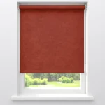 Hot Kwantum Fenstr Rolgordijn Gus Velours Deels Verduisterend Cognac