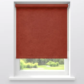 Hot Kwantum Fenstr Rolgordijn Gus Velours Deels Verduisterend Cognac