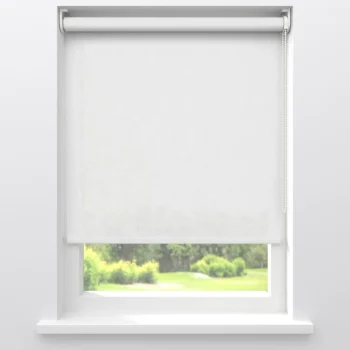 Online Kwantum Fenstr Rolgordijn Livia Transparant Wit