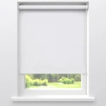 New Kwantum Fenstr Rolgordijn Liz Lichtdoorlatend Wit