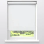 New Kwantum Fenstr Rolgordijn Lizzy Lichtdoorlatend Wit