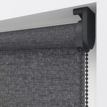 Sale Kwantum Fenstr Rolgordijn Screen Sep Donkergrijs Dr.Grijs