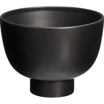 Fashion Kwantum Fruitschaal Op Voet Zwart