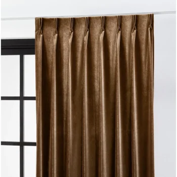 Discount Kwantum Gordijn Velours Juliet Bruin