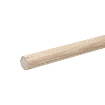 Hot Kwantum Gordijnroede 240 Cm Hout - Ø28mm