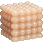 Fashion Kwantum Kaars Cube Beige