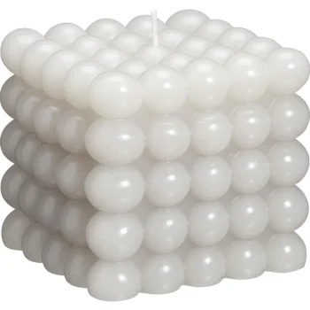 New Kwantum Kaars Cube Grijs