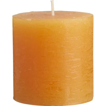 Fashion Kwantum Kaars Rustiek Geel 7x7 Cm 007X007CM