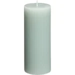 Fashion Kwantum Kaars Rustiek Ribbel Mint 15 Cm