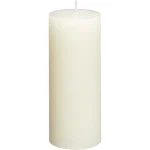 Clearance Kwantum Kaars Rustiek Ribbel Naturel 15 Cm 015CM