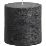 Online Kwantum Kaars Rustiek Zwart 10x10 Cm 010X010CM