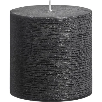 Online Kwantum Kaars Rustiek Zwart 10x10 Cm 010X010CM