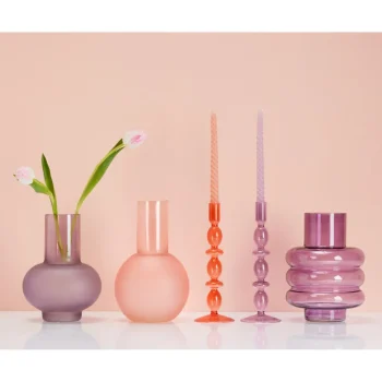 Hot Kwantum Kandelaar Aveley Lila ø 8x31 Cm