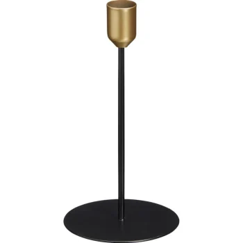 Discount Kwantum Kandelaar Lille Zwart ø 9x18 Cm Ø009X018CM