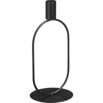 Outlet Kwantum Kandelaar Obi Ovaal Zwart