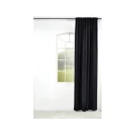 Fashion Kwantum Kant En Klaar Gordijn Luna Zwart