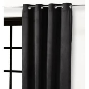 Outlet Kwantum Kant En Klaar Gordijn Victoria Zwart