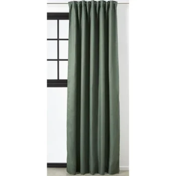 Clearance Kwantum Kant En Klaar Gordijn Ziva Donkergroen Dr.Groen