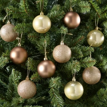 New Kwantum Kerstbal 10 Stuks Koper