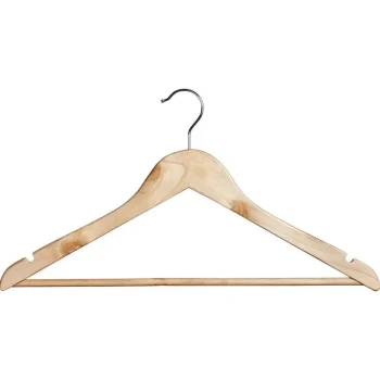Online Kwantum Kledinghanger Hout Naturel