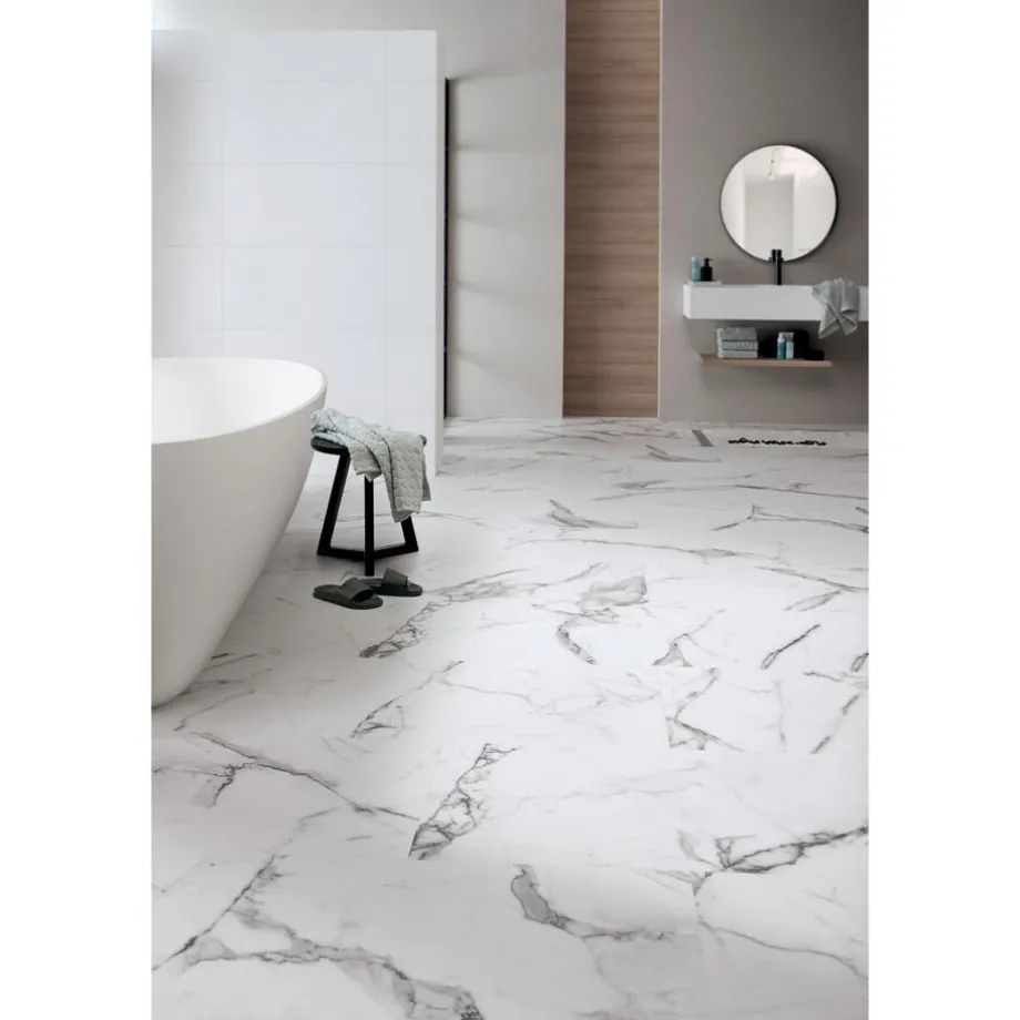 klik-pvc-marble-wit-tegel-xl-p-QQmiUnpv-3.webp Fashion Kwantum Klik PVC Marble Wit Tegel XL Plank Je Berekent Hoeveel Meters Je Nodig Hebt Door Lengte En Breedte In Te Vullen