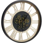Outlet Kwantum Klok Toulon Zwart Goud