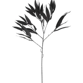 Clearance Kwantum Kunsttak Mango Zwart