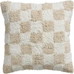 Discount Kwantum Kussen Check 45x45 Cm Beige