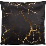 Clearance Kwantum Kussen Marmer Zwart 45x45 Cm
