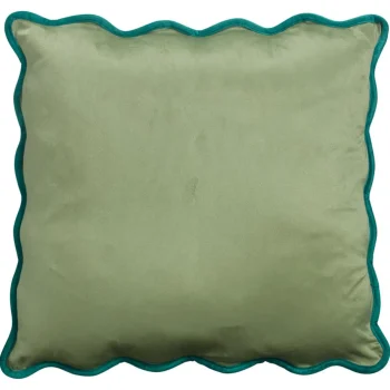 Sale Kwantum Kussen Scallop Groen - 45x45 Cm