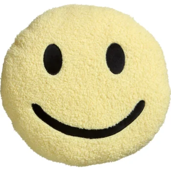 New Kwantum Kussen Smiley Geel Ø35 Cm ø 35 Cm