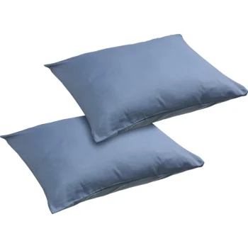 Outlet Kwantum Kussensloop Katoen Blauw