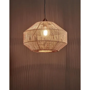 Hot Kwantum Lampenkap Segi Naturel