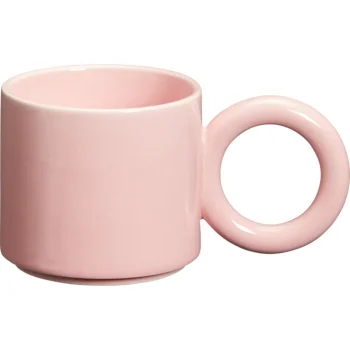 Hot Kwantum Mok Met Oor Crispen Roze 225ml Geel