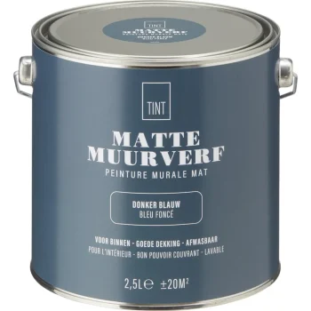 Best Kwantum Muurverf Mat Donker Blauw 2.5 L 2.5L