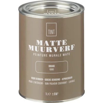 Discount Kwantum Muurverf Mat Khaki 1 L 1L