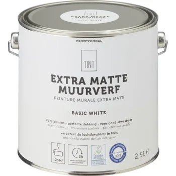 New Kwantum Muurverf Professional Basic White 2.5 L 2.5L