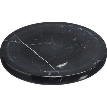 Outlet Kwantum Onderzetter Rond Marmer Zwart