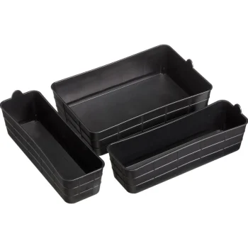 Hot Kwantum Opberger Midi Zwart - 3 Stuks